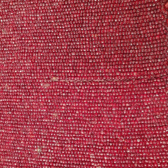 Beaded Red Table Runner - Picture 12 of 13